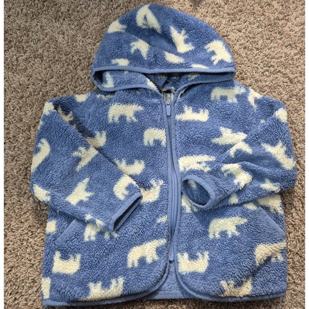 Hanna Andersson fleece jacket size 4 - blue